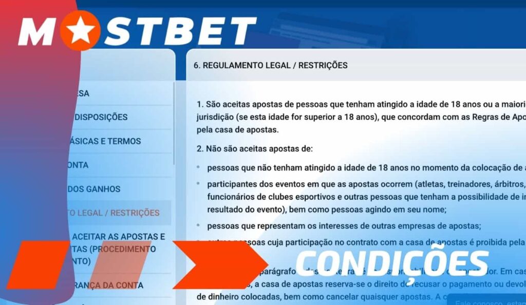 Mostbet Brasil uma visão geral das condições para os usuários da plataforma de apostas e do cassino