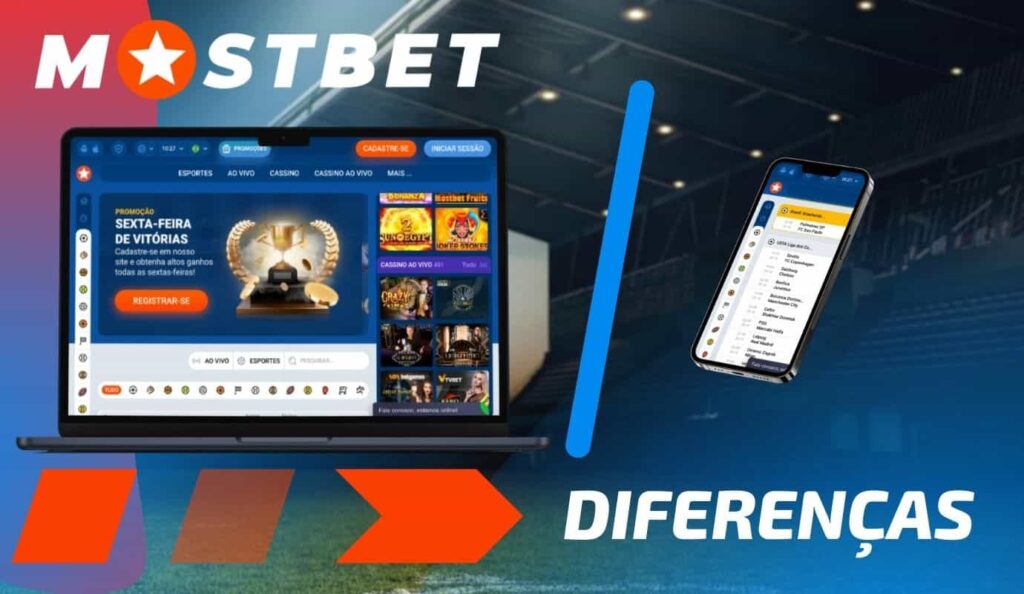 Mostbet Brasil descubra a diferença entre um aplicativo móvel e um site para apostar em partidas esportivas